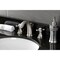 Kingston Brass KB4988BX Widespread Bathroom Faucet with Pop-Up Drain, Brushed Nickel KB4988BX - alternate 5